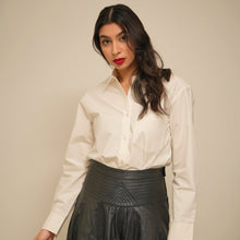 Women white classic formal shirt